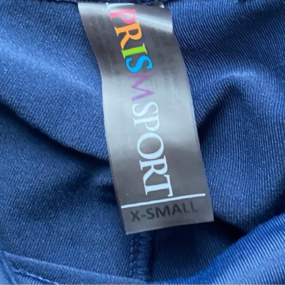 PrismSport Women’s Navy Blue + White leggings. Size: XS Great condition - Picture 3 of 6